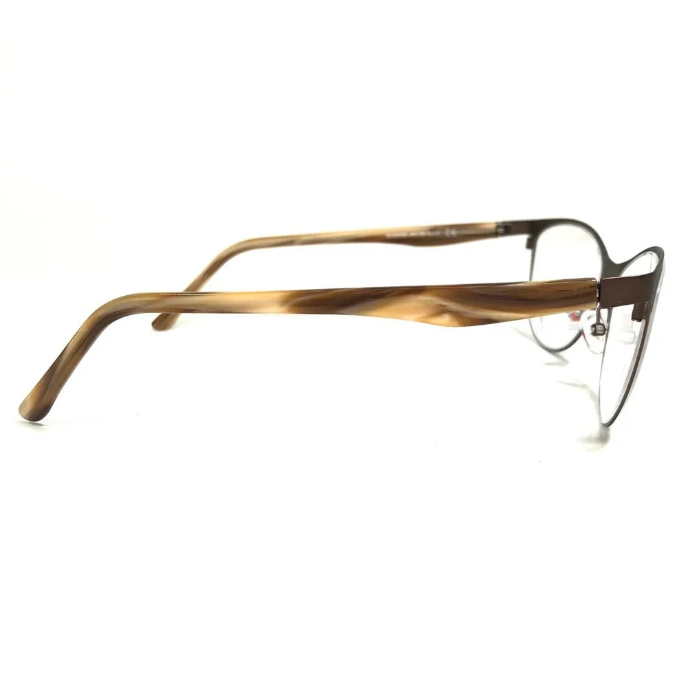 Maui Jim Eyeglasses Frames MJO2105-88M Matte Brown Horn Cat Eye 53-18-135